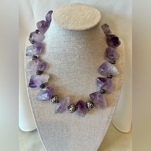 Amethyst Stone Choker Necklace
